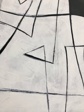 Load image into Gallery viewer, Black And White Oil Painting On Canvas For Living Room Kp050