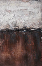 Load image into Gallery viewer, Brown And White Abstract Painting Oversized Artwork for Living Room Ap095