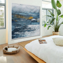 Load image into Gallery viewer, Soft Tones Color Textured Minimal Simple Easy Acrylic Painting Ap082