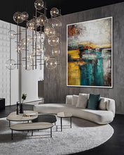 Load image into Gallery viewer, Gray White Brown Heavy Rich Textured Neutral Color Abstract Painting Ap081