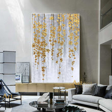 Load image into Gallery viewer, Gold Leaf Art Landscape Painting Contemporary Art Large Artworks Dp060