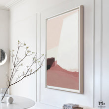 Load image into Gallery viewer, Original Minimalist Painting Blush Pink Wall Art Ap107