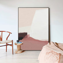 Load image into Gallery viewer, Original Minimalist Painting Blush Pink Wall Art Ap107