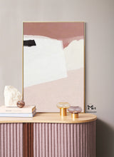 Load image into Gallery viewer, Blush Pink Wall Art 3D Textured Painting Minimalisrt Art For Bedroom Ap119