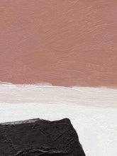 Load image into Gallery viewer, Blush Pink Wall Art 3D Textured Painting Minimalisrt Art For Bedroom Ap119