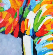 Load image into Gallery viewer, Bright Elephant Painting Colorful Abstract Art Modern Decor DP052