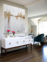 Load image into Gallery viewer, Beige Painting Gold Painting on Canvas Wall Art Office Decor Bp080