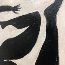 Load image into Gallery viewer, Black And White Greek Athletes Paintings On Canvas Minimalist Art Kp030