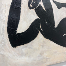 Load image into Gallery viewer, Black And White Greek Athletes Paintings On Canvas Minimalist Art Kp030