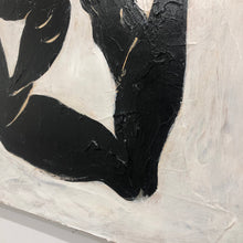 Load image into Gallery viewer, Black And White Original Paintings On Canvas Minimalist Art Kp051