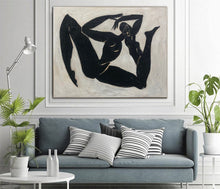 Load image into Gallery viewer, Black And White Original Paintings On Canvas Minimalist Art Kp051