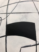 Load image into Gallery viewer, Black And White Oil Painting On Canvas For Living Room Kp050