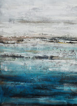 Load image into Gallery viewer, Modern Abstract Sky Sea Ocean Abstract Acrylic Painting Ap090