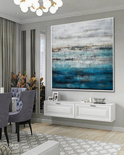 Load image into Gallery viewer, Modern Abstract Sky Sea Ocean Abstract Acrylic Painting Ap090