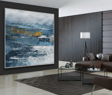 Load image into Gallery viewer, Soft Tones Color Textured Minimal Simple Easy Acrylic Painting Ap082