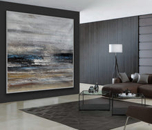 Load image into Gallery viewer, Neutral Color Textured Minimal Simple Easy Acrylic Painting Ap085