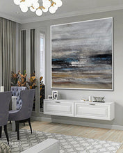 Load image into Gallery viewer, Neutral Color Textured Minimal Simple Easy Acrylic Painting Ap085