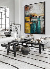 Load image into Gallery viewer, Gray White Brown Heavy Rich Textured Neutral Color Abstract Painting Ap081