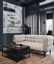 Load image into Gallery viewer, Black and White Oversize Minimalist Acrylic Painting on Canvas Ap100