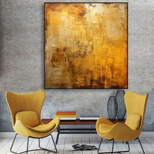 Load image into Gallery viewer, Extra Large Wall Art Gold Abstrat Painting Modern Wall Art For Living Room