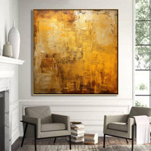 Load image into Gallery viewer, Extra Large Wall Art Gold Abstrat Painting Modern Wall Art For Living Room