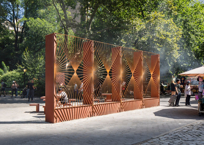 Edra Soto’s Public Installation “Graft” at Doris C. Freedman Plaza: A Monument to Puerto Rican Communities and Cultural Memory (On View Until August 24, 2025)