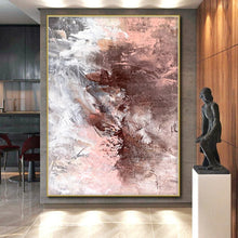 Load image into Gallery viewer, Giant Abstract Art Deco Mural - Commissioned Mixed Media for Boutique Hotel Suites
