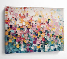 Load image into Gallery viewer, Vibrant Patchwork Abstract Large - scale acrylic painting DLZ162
