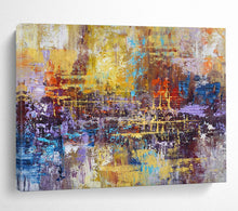 Load image into Gallery viewer, Vibrant Color - Block Abstract Painting for Creative Office &amp; Eclectic Living Room DKH154
