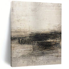Load image into Gallery viewer, Textured Grey - Black Abstract Acrylic Art, Suited for Studio Lounge &amp; Bedroom Accent LargeART0986
