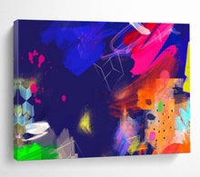 Load image into Gallery viewer, Neon - Lit Abstract Painting for Trendy Nightclub &amp; Creative Studio DKH202
