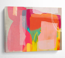 Load image into Gallery viewer, Color - Block Abstract Painting with Pastel Hues for Modern Bedroom &amp; Art Café DKH201
