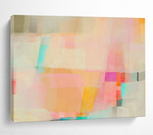Load image into Gallery viewer, Soft Color Block Abstract Art for Minimalist Nursery &amp; Calm Office DKH053
