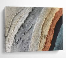 Load image into Gallery viewer, Multicolored Textured Abstract Painting on Canvas - “Earth’s Palette” DKH619
