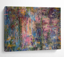 Load image into Gallery viewer, Mixed - Color Abstract Painting on Canvas - “Color Fusion” DKH715
