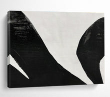 Load image into Gallery viewer, Black and White Abstract Shapes for Monochrome Bathroom &amp; Art - Forward Study DKH138
