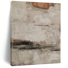 Load image into Gallery viewer, Hand - painted Large - sized Textured Neutral - Toned Abstract Acrylic Art for Minimalist Hallways LargeART0101

