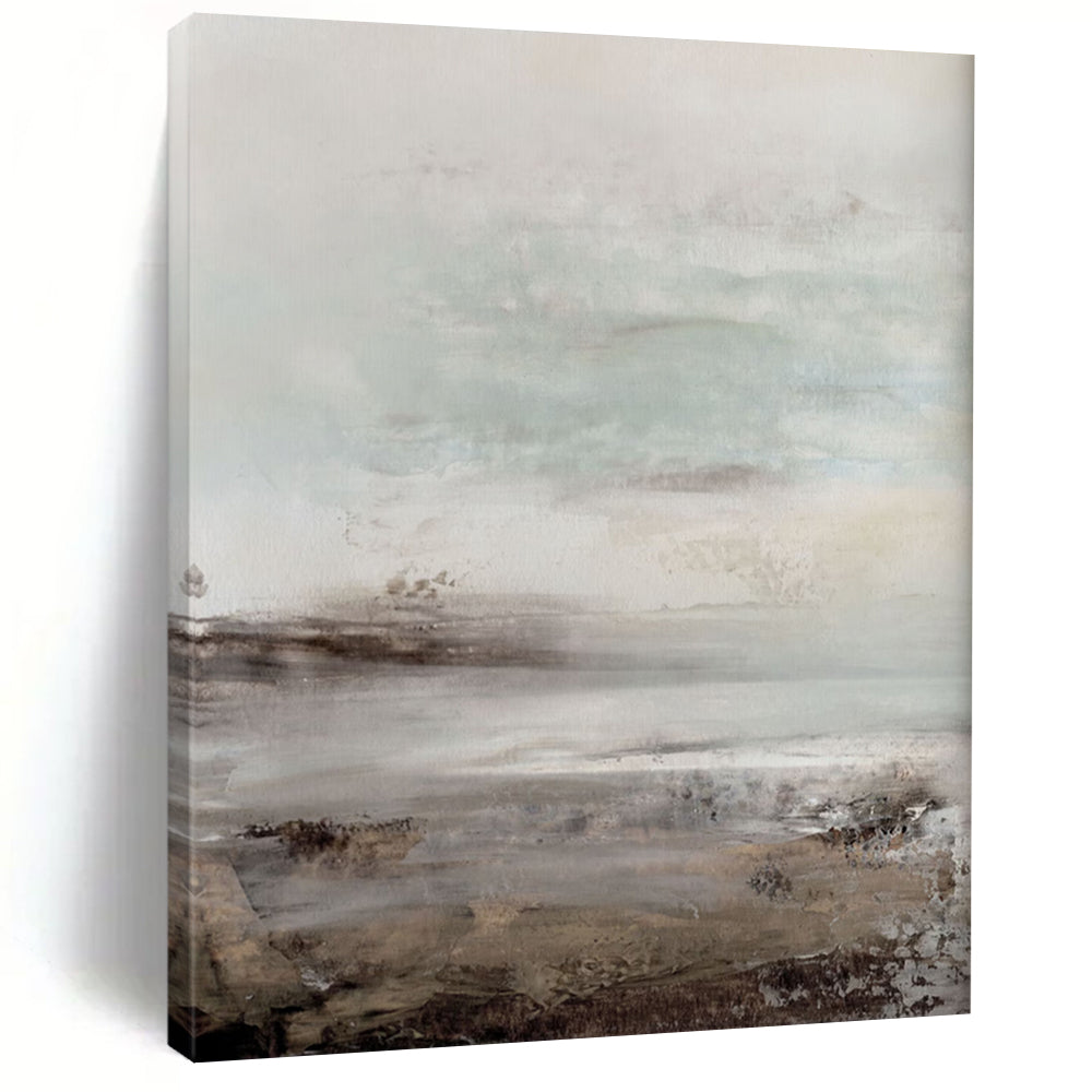 “Misty Horizon” - Soft grays, whites, and subtle blues for a serene landscape DTP153