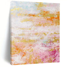 Load image into Gallery viewer, Hand - painted Massive Pastel - Filled Abstract Dreamscape Acrylic Art for Whimsical Nurseries LargeART0047
