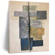 Load image into Gallery viewer, “Textured Black Form: Abstract Minimalism” Abstract Painting on Canvas, Modern Gallery Decor DKH1051
