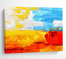 Load image into Gallery viewer, Color - Block Abstract Painting for Bright Living Room &amp; Creative Kids’ Space DKH270

