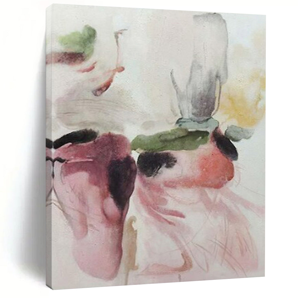 Abstract Radish Impressions 2 Acrylic Art, Great for Rustic Café & Artistic Breakfast Area LargeART1067