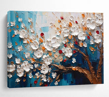 Load image into Gallery viewer, Textured Tree “Blossom Burst” Painting on Canvas, Dynamic Floral Art DKH888
