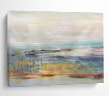 Load image into Gallery viewer, Soft - Toned Abstract Landscape Painting with Pastel Colors for Dreamy Bedroom &amp; Delicate Boutique DKH300
