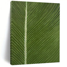 Load image into Gallery viewer, Realistic Green Leaf Abstract, Perfect for Botanical - Themed Bathroom &amp; Fresh Kitchen LargeART1977

