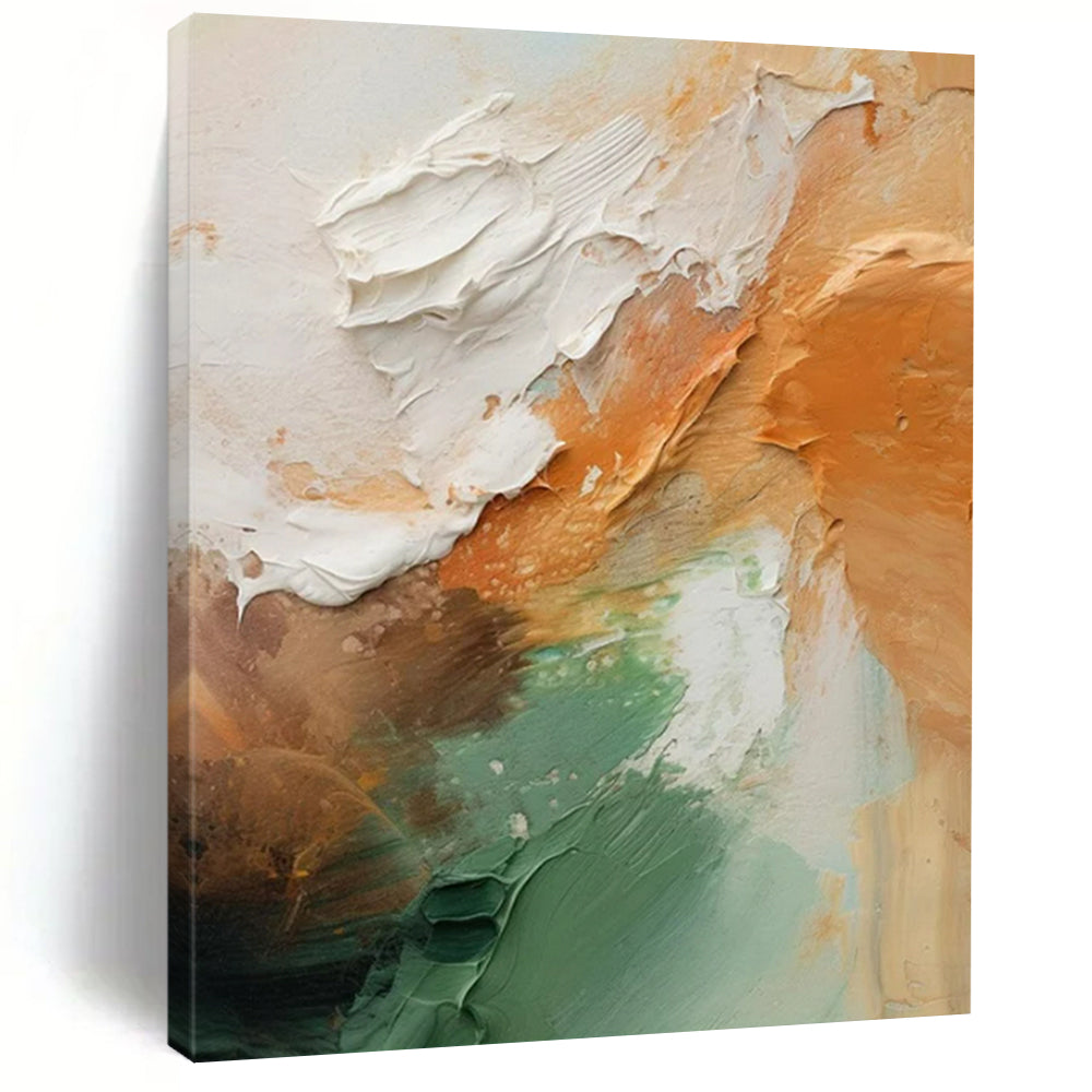 Textured Color - Blend Abstract Art, Ideal for Bohemian Living Room & Art Gallery Display LargeART2308