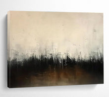 Load image into Gallery viewer, Beige, Gray &amp; Black Abstract Minimalist Art - Perfect for Modern Office &amp; Quiet Library DKH048
