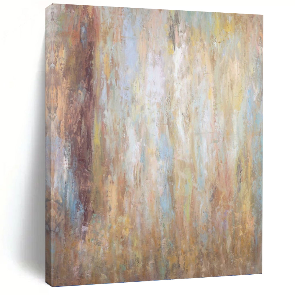 “Softly Blended Hues” Abstract Textured Painting on Canvas, Calming Wall Art DKH946