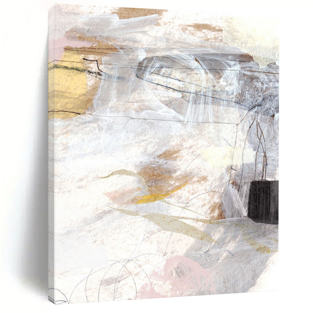 Neutral Tones Dreamscape – Whites, Beiges, Pinks, Yellows with Lines DTP187
