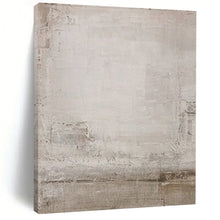 Load image into Gallery viewer, Light Grey Subtle Abstract Acrylic Art, Great for Nursery &amp; Reading Corners LargeART0979
